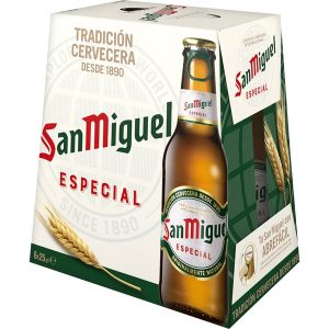 San Miguel botellin 25cl. pack6