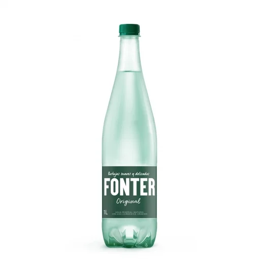 Agua con gas 1L
