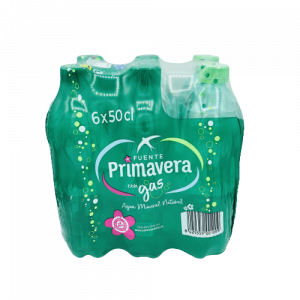 Agua con gas 50cl.x6