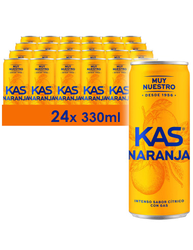 Kas sabor naranja 33 cl x24