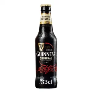 Cerveza negra Guiness 33cl x6