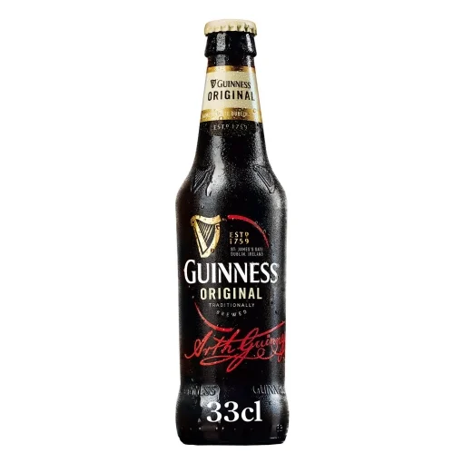 Cerveza negra Guiness 33cl x6