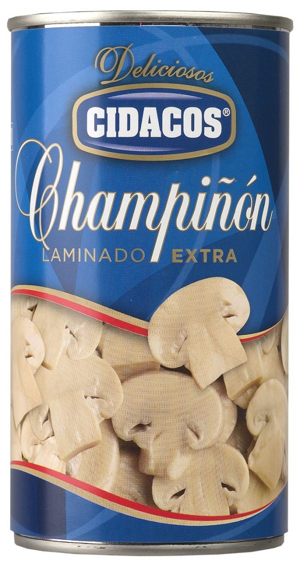 Champiñones cortados
