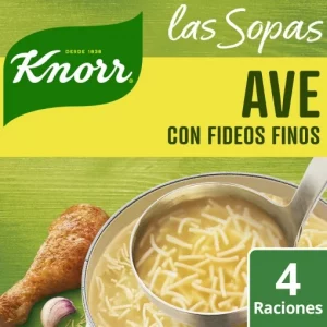 Sopa Knorr: Ave con fideos