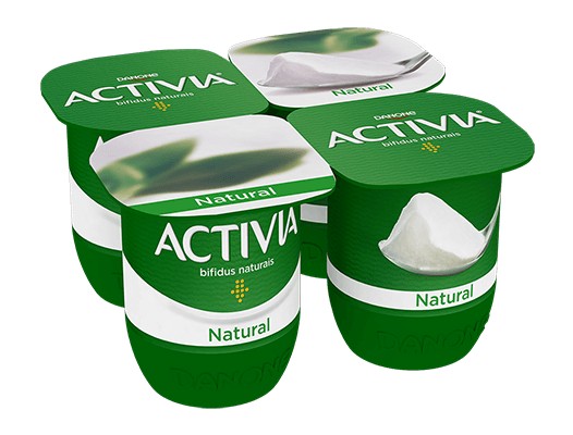 Activia natural 4x125gr