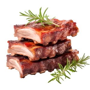 Costillas de cerdo asadas